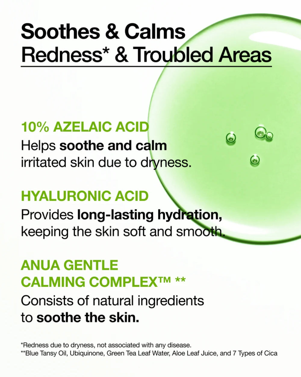 Anua - Azelaic Acid 10 Hyaluron Redness Soothing Serum