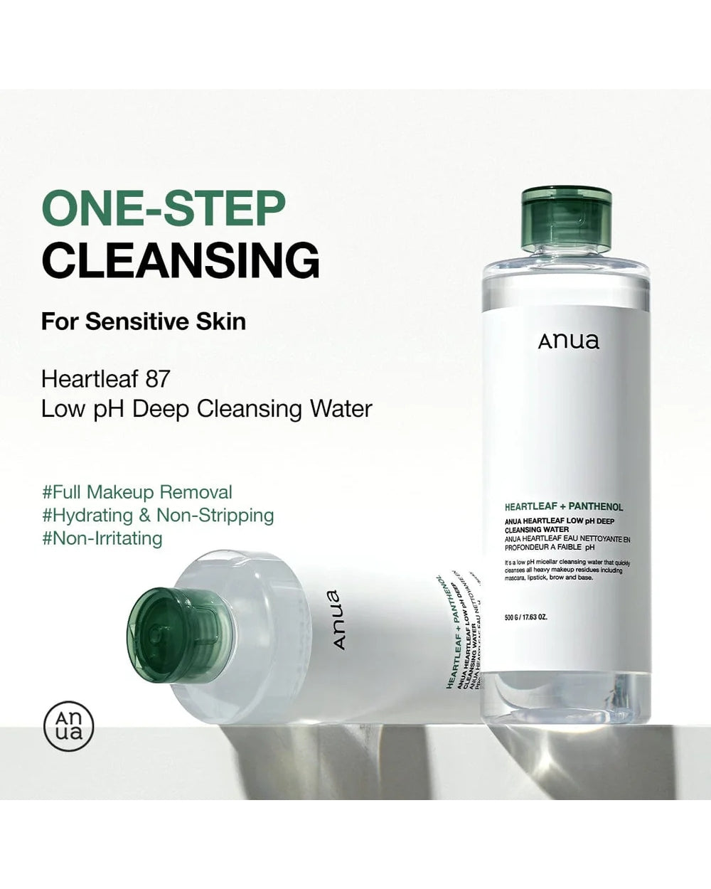 Anua - Heartleaf Low pH Deep Cleansing Water