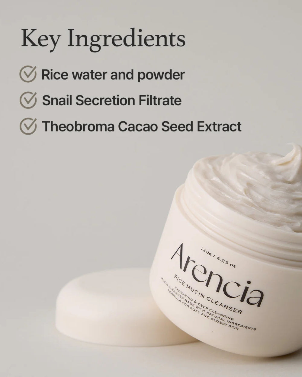 Arencia - Rice Mucin Cleanser