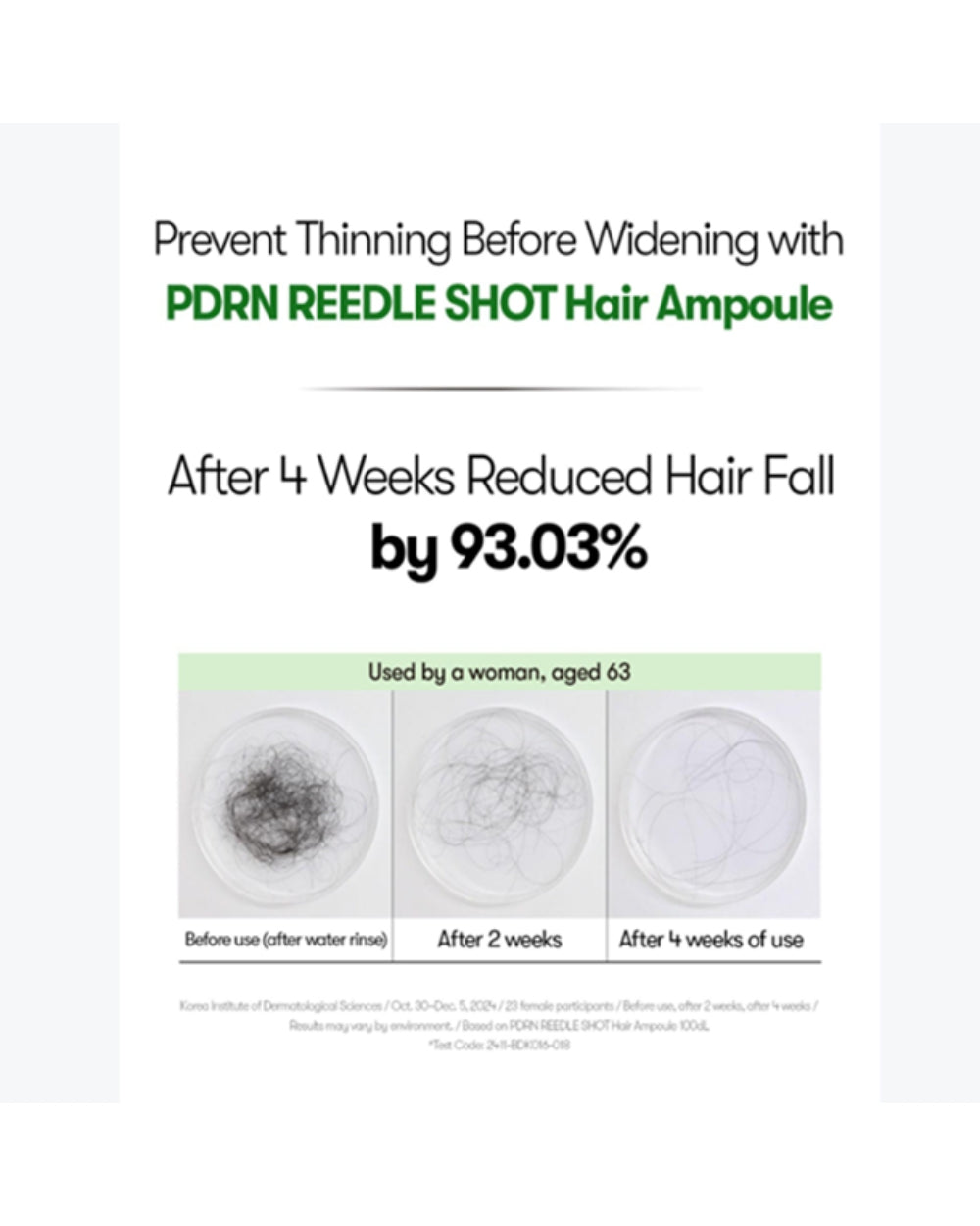 VT Cosmetics - PDRN Reedle Shot Hair Ampoule 300dl