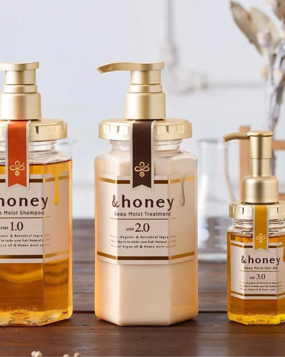 &Honey - Tiefenfeuchtigkeits-Haarbehandlung 2.0