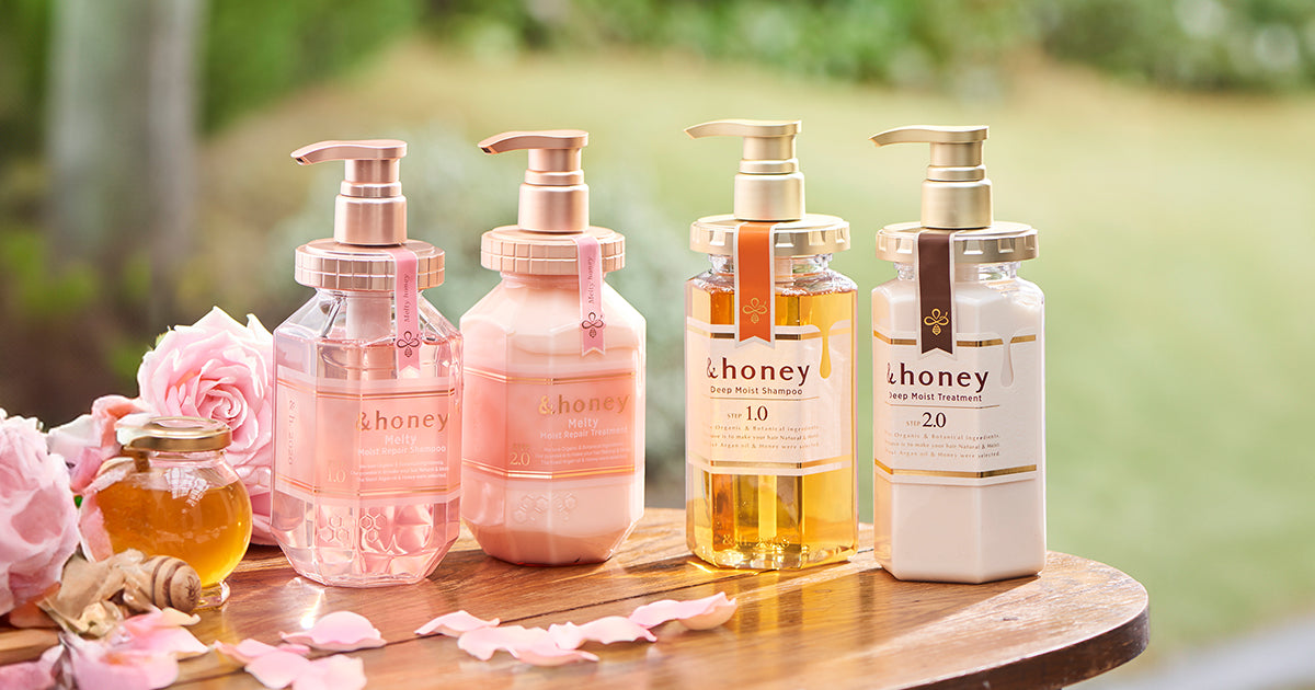 &honey hair care lineup by ViCREA