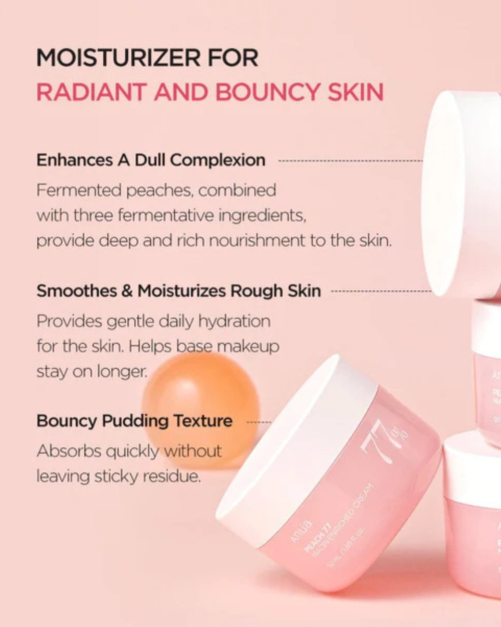 Anua - Peach 77% Niacin Enriched Cream