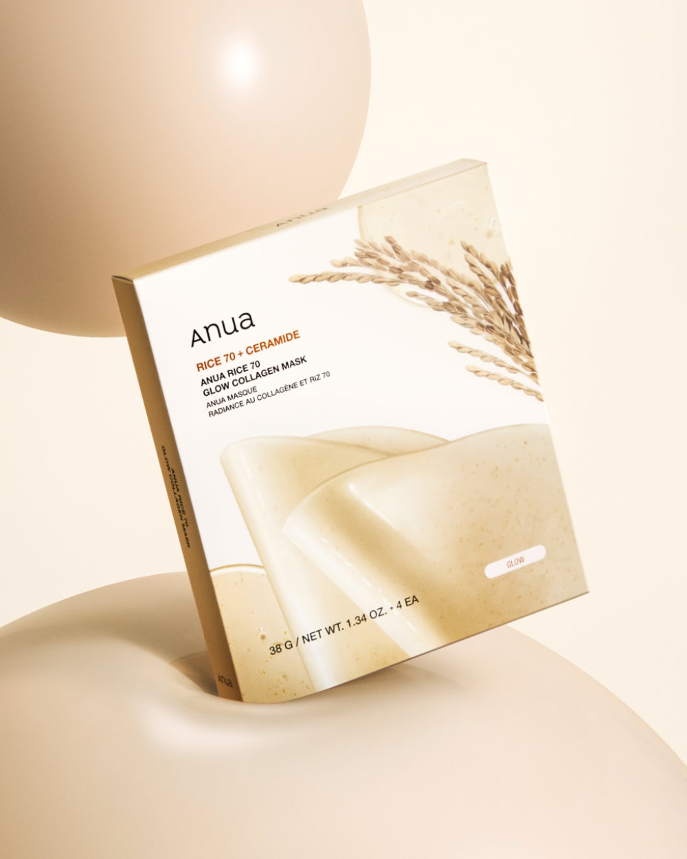 Anua - Rice 70 Glow Collagen Mask