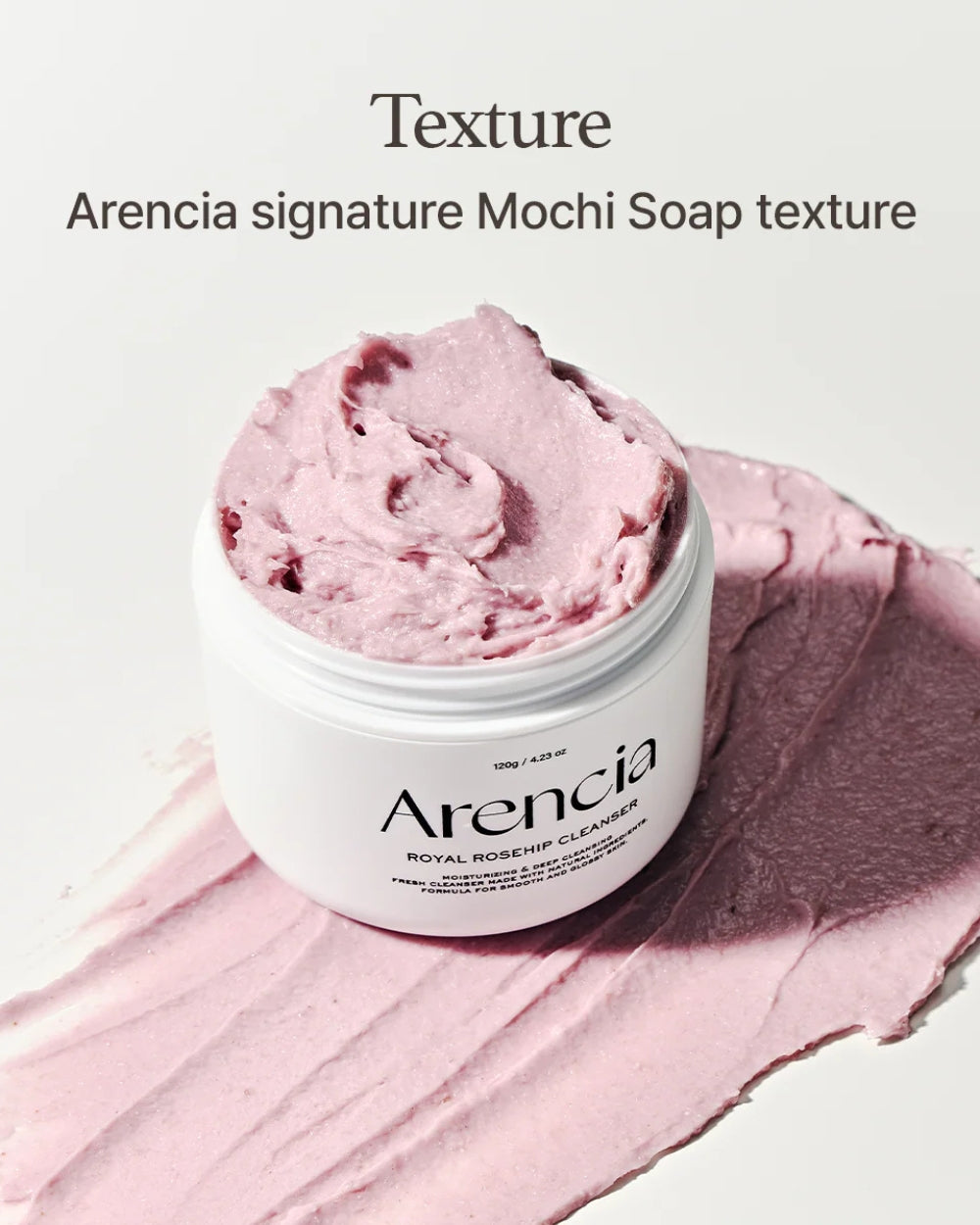 Arencia - Fresh Rosehip Mochi Cleanser