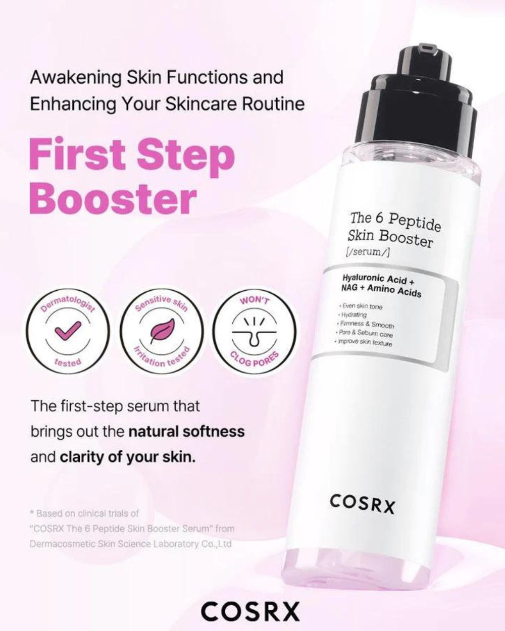 COSRX - Het Skin Booster-serum met 6 peptiden