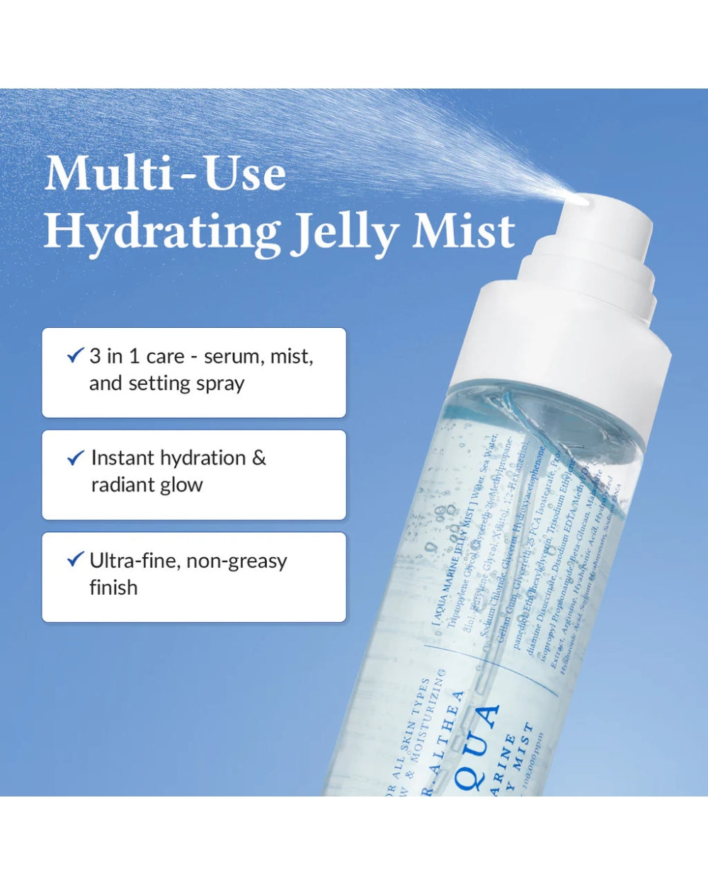 Dr. Althea Aqua Marine Jelly Mist 100ml, hydrating face mist