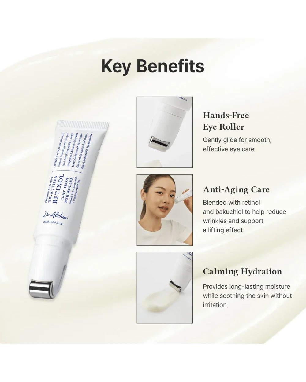 Dr. Althea - Retinol Flat Iron Eye Roller