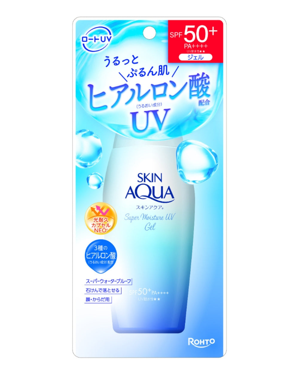 Rohto Mentholatum - Skin Aqua Super Moisture UV Gel SPF50+ PA++++ [2024 version]