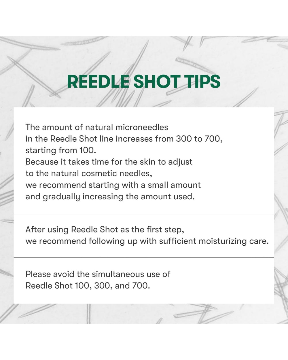 VT - 100 Pro Cica Reedle Shot Stick Beutel [2ml x 10ea]
