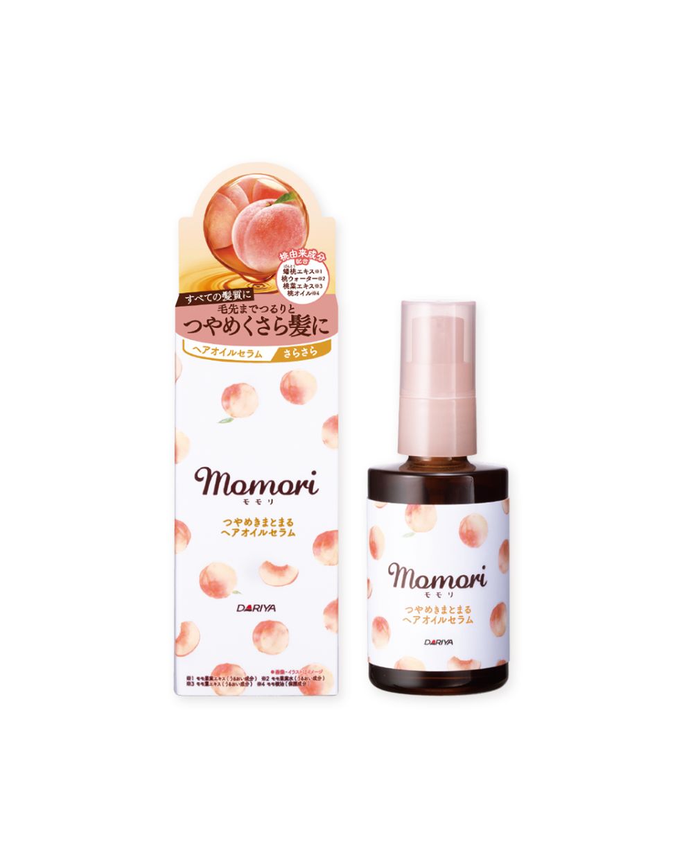 DARIYA - Momori Peach Rich Shiny Hair Oil Serum