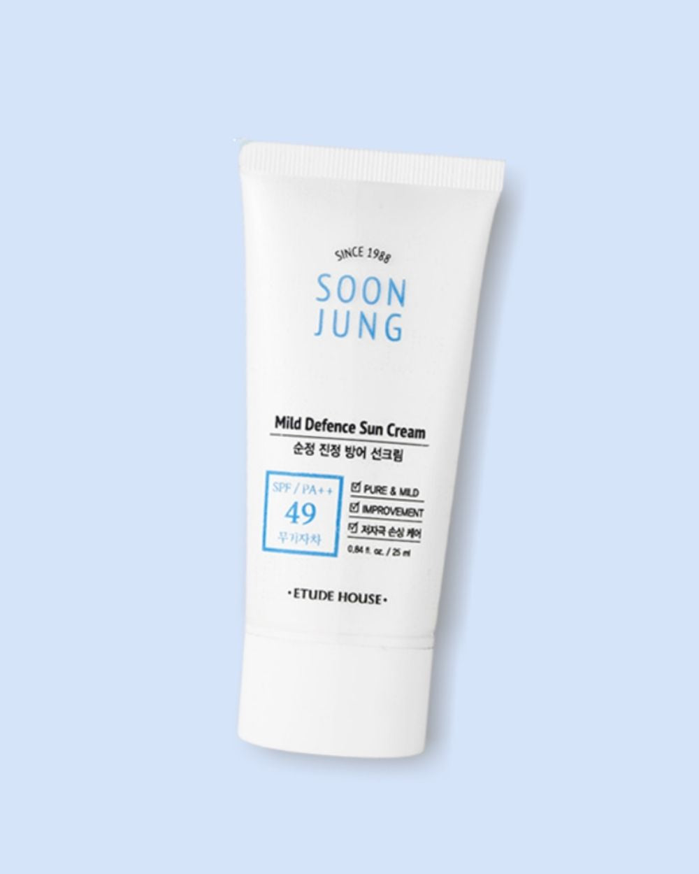 Etude House - Soon Jung Mild Defence Sun Cream SPF49 PA+++