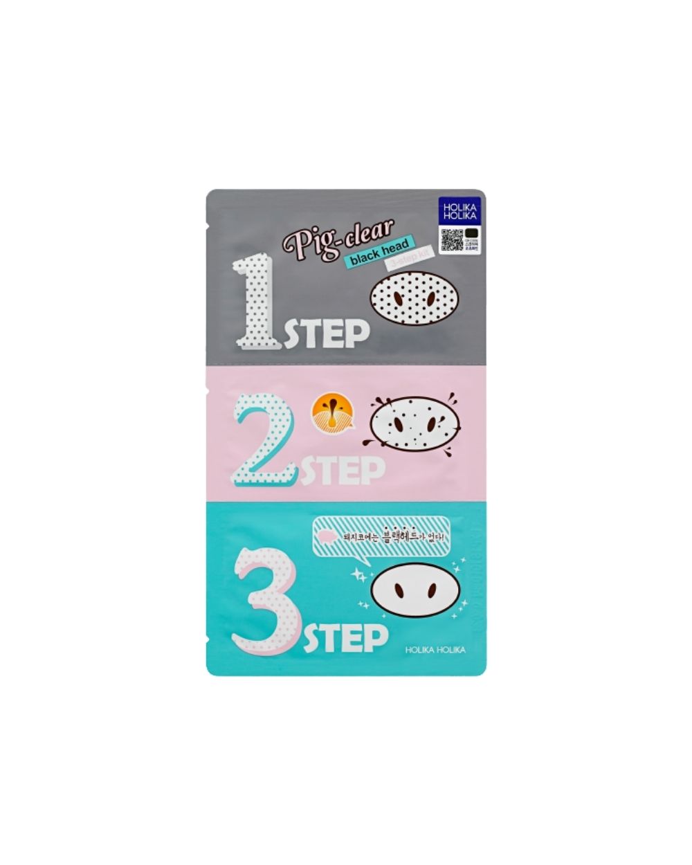 Holika Holika - Pig Nose Clear Black Head 3-Step Kit